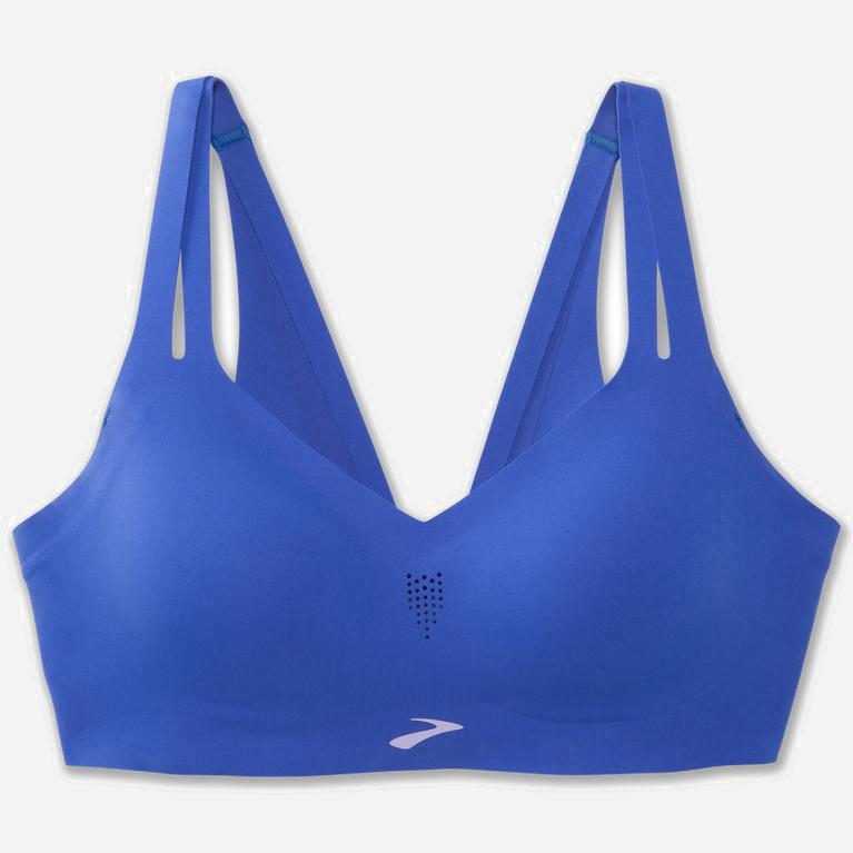 Brooks Dare Strappy Sports Run Bra Dam 284596-CPF Blå